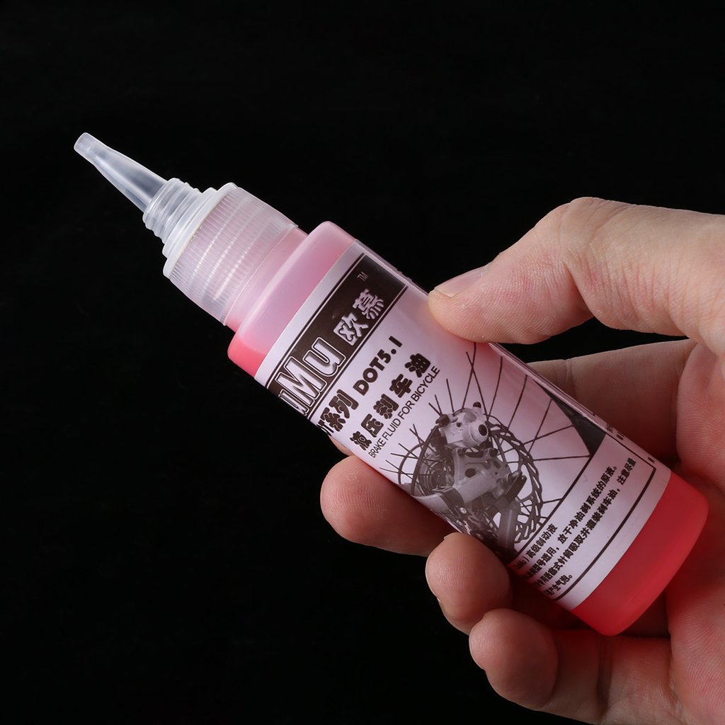Q-XIAOKEAI,60ml Bicycle Disc Brake Oil Fluid DOT Hydraulic Mineral Lubricant Mountain Bike