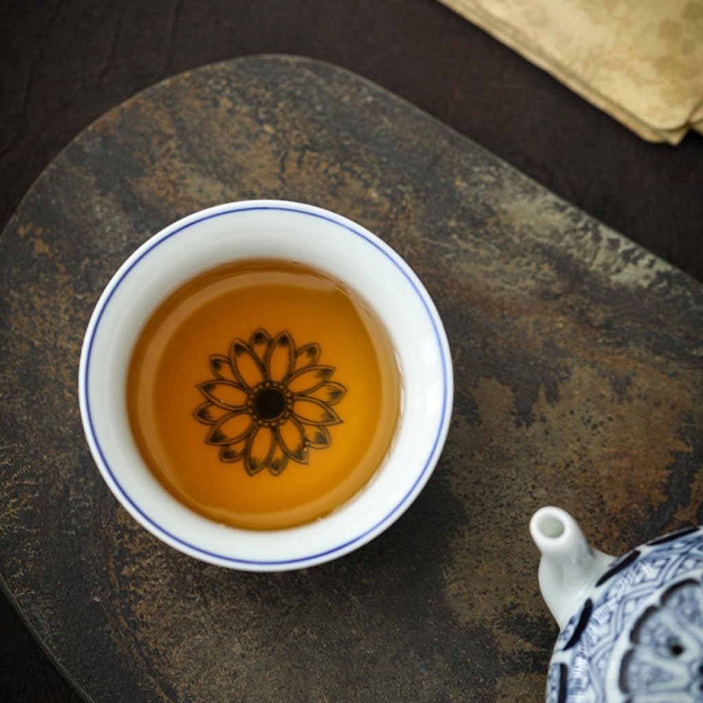 Tazas de té Pequeñas Tazón de té chino hecho a mano creativo, taza de té de cerámica, taza de té Personal de Kung Fu Taza de té de Kungfu