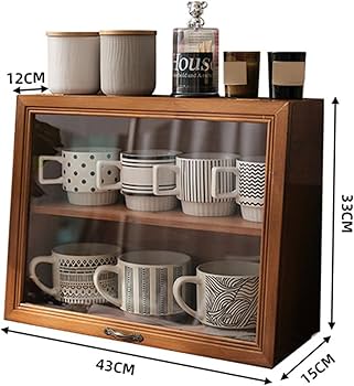 Amazon｜MJKQ9 ミニ食器棚 デスク上置き棚 スタイル1 30*11*23cm