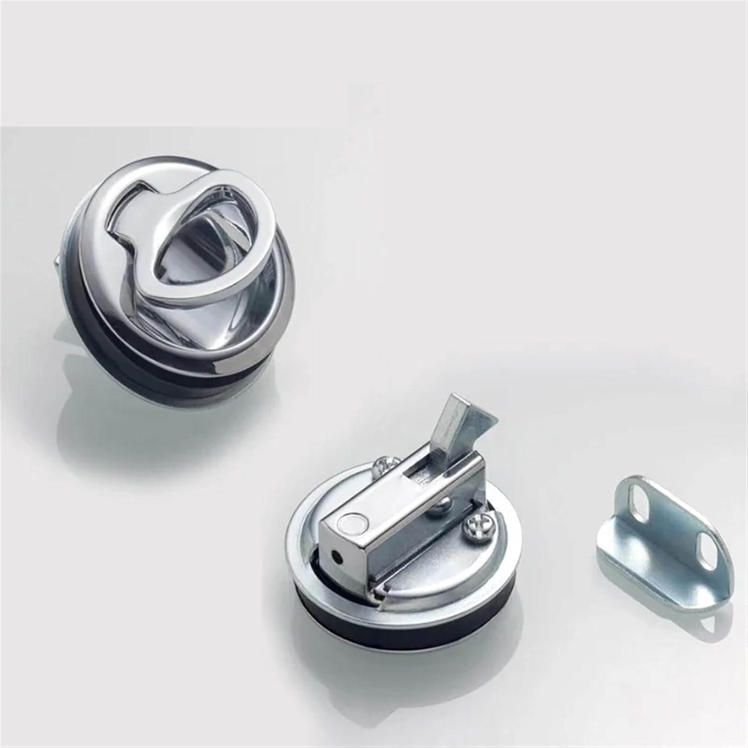 Handle Cinet Lock for Truck Car Trunk Motorcycle Box Locker Yacht Cupboard Car-Styling Hardware DIY MS475 H 1Pcs(Zinc Alloy with Key)