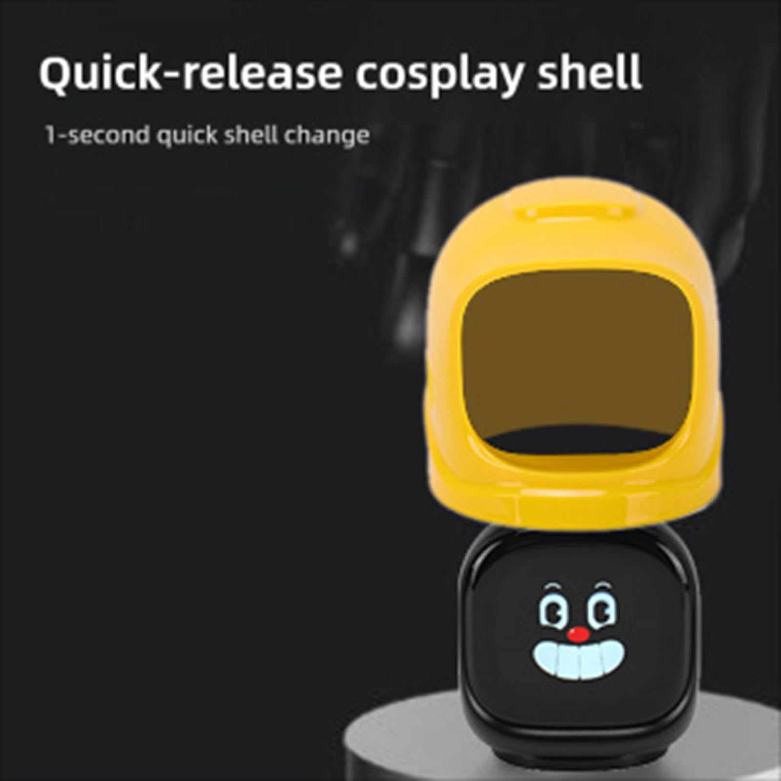 Robot Compañero de Tablero de Coche con 52 Expresiones (Yellow)