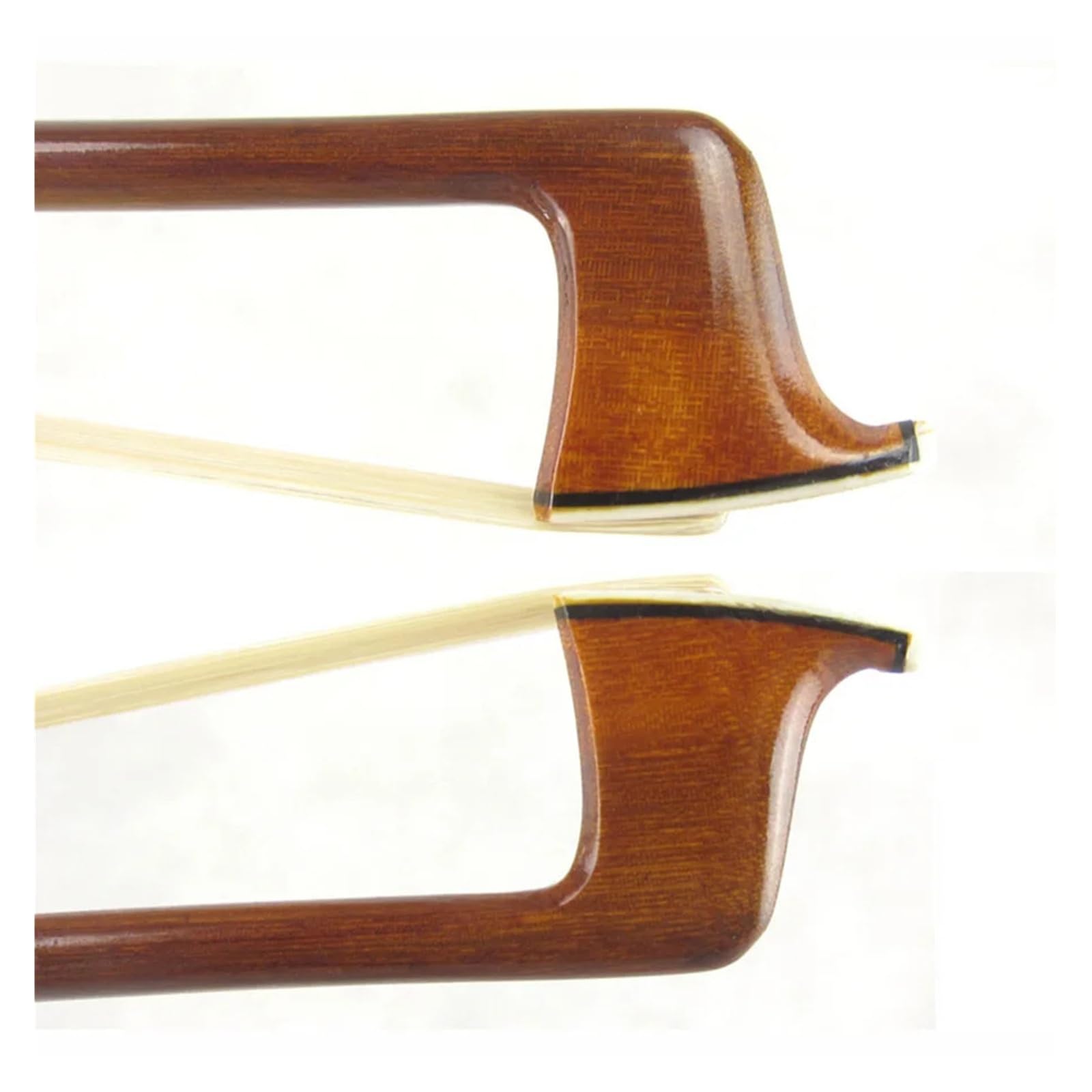 Arco for violino in pernambuco misura 4/4 in lega d'oro con rana in legno di serpente, buon equilibrio e risposta rapida