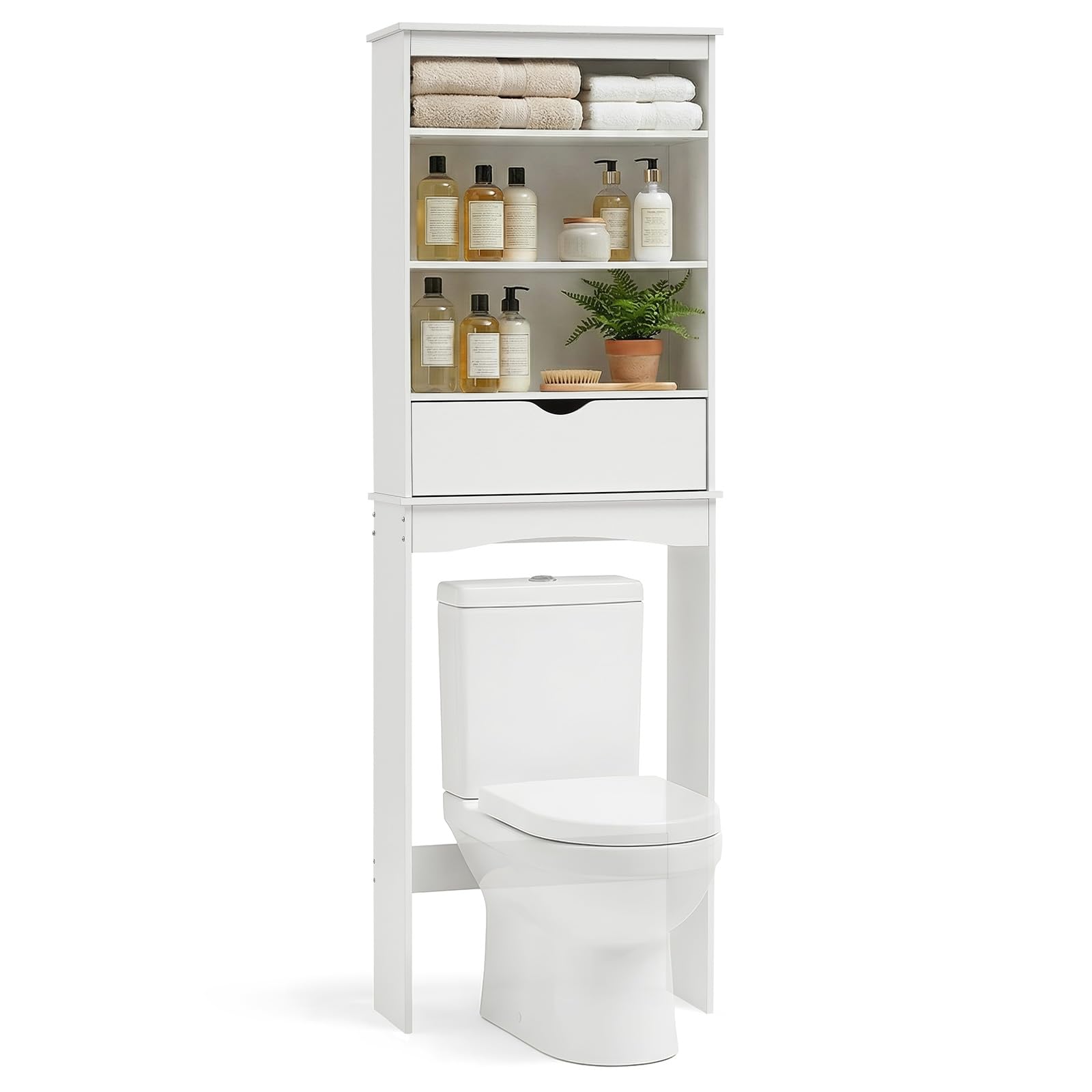 HOKEEPER Badschrank Weiß