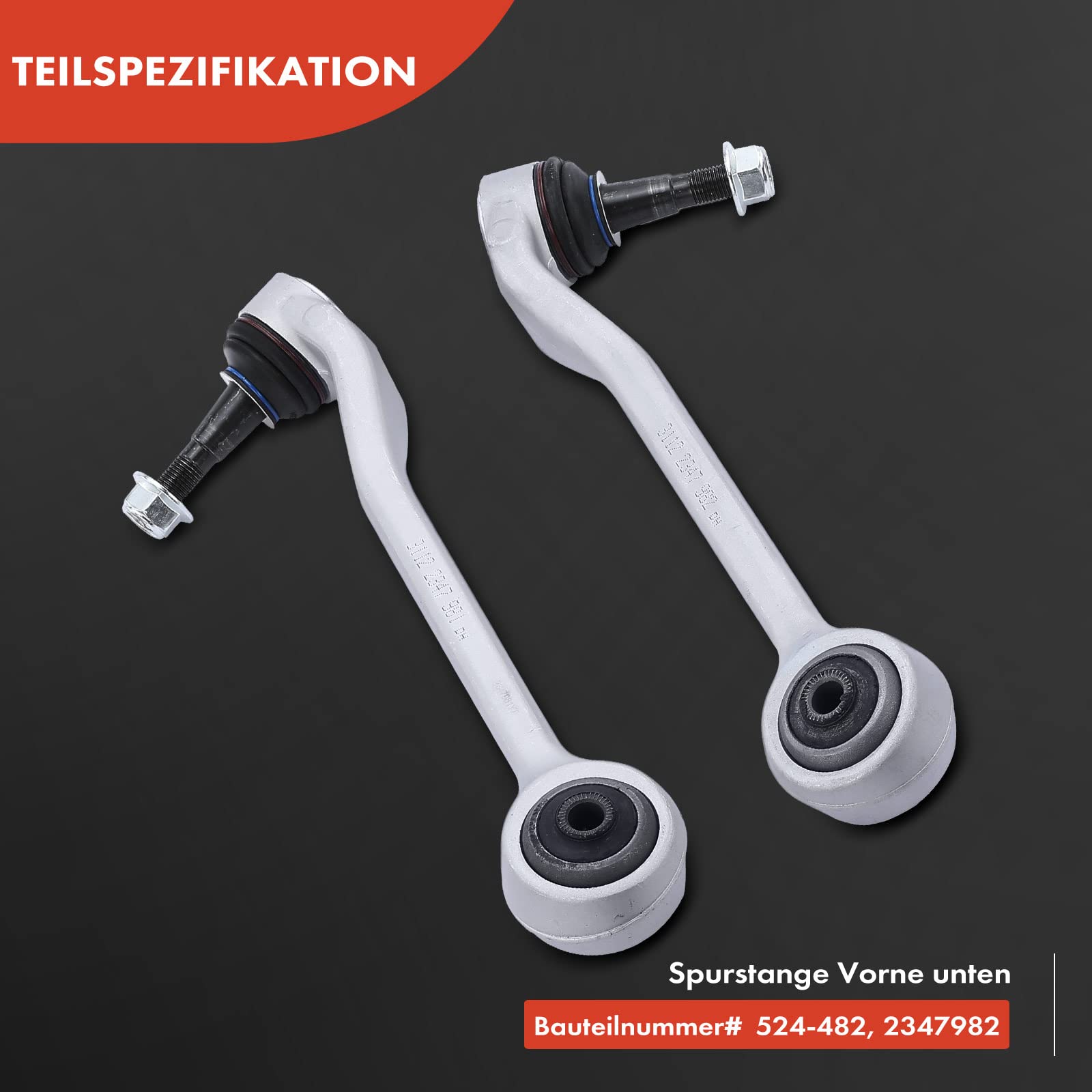 Spurstangen Set 2x Für BMW 5er E60 E61 6er E63 E64 - Vorderachse 32106777479