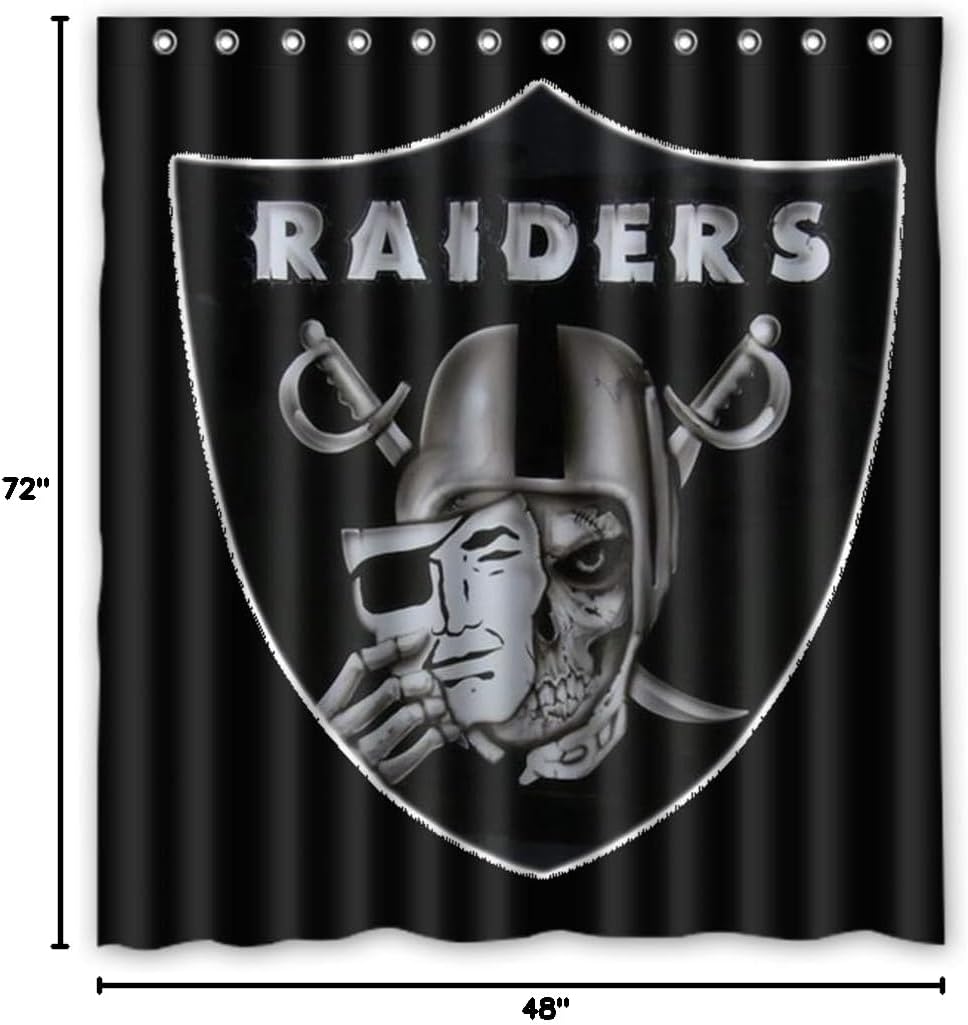 48 x 72 inch Art Style Shower Curtain with Hooks