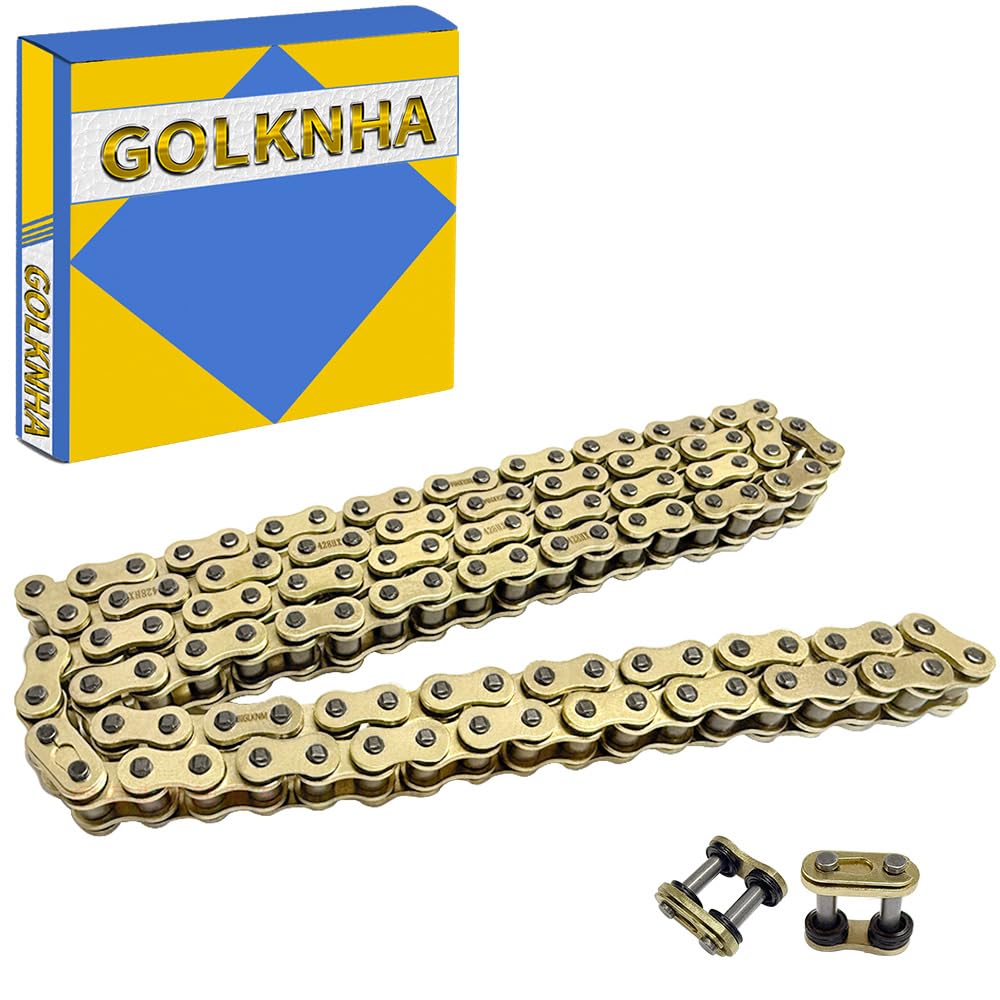 Gold 428 X-Ring Motorcycle Chain 134 Links OEM#92057-0684 27600-46911-130 — Amazon image 10