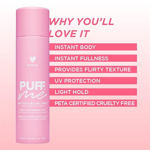 Puff.Me Dry Texturizing Spray Fluffy Volumizing - Amazon.com