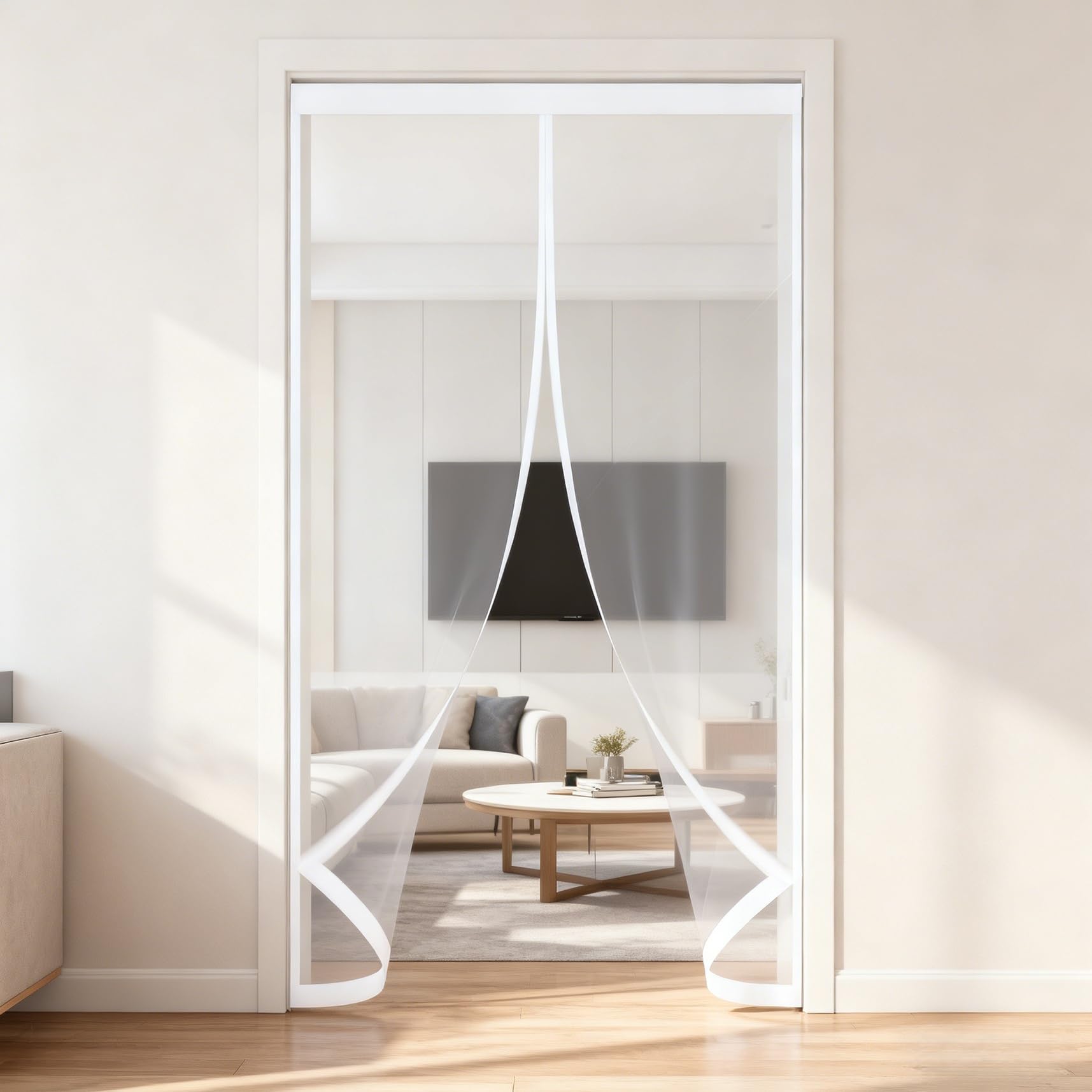 Rideau isolant thermique pour salon et chambre rideau de porte imperméable