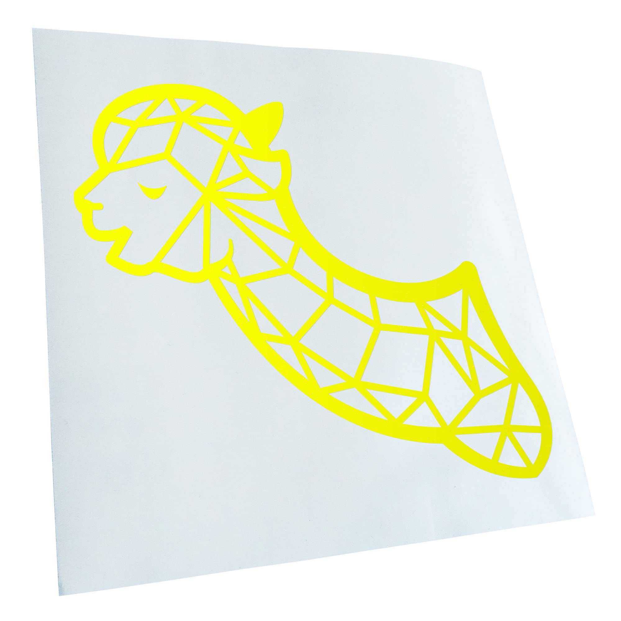 Kiwistar - Adesiva Per Auto - Polygon Tartaruga, Cromo Oro