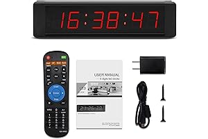 Digital Wall Clock with Timer: GANXIN Countdown/up Timer Clock