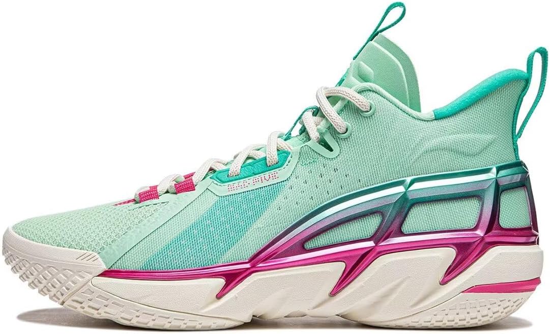 極美品 Mizuno 27cm ミズノ ウェーブトランジスタ バッシュ 白 緑