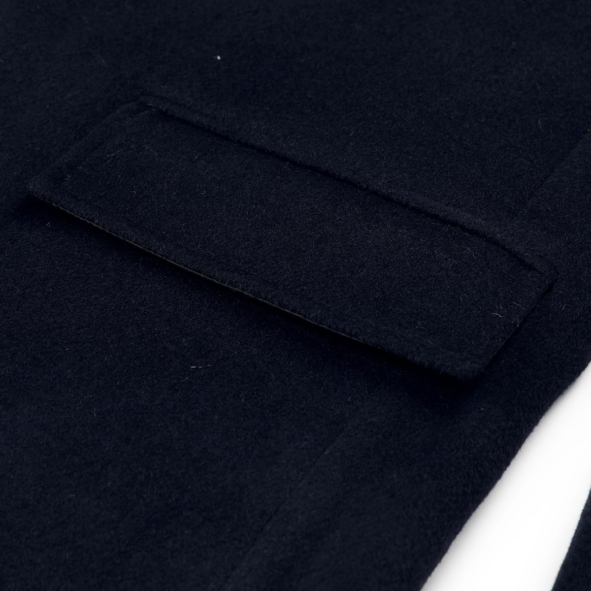 Allthemen Cappotto da Uomo Lungo Invernale Coat In Lana Outerwear Slim Fit Colletto Risvolto Trenchcoat Business