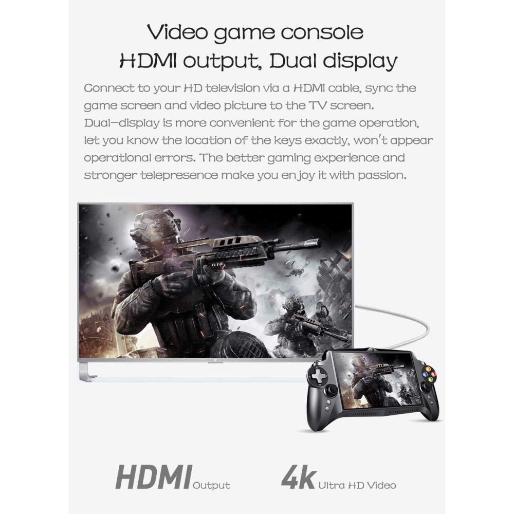 7 Pollici 1920X1200 Quad-Core 4G / 64GB Nuovo Gamepad 10000mAh Android 5.1 Tablet Console per Videogiochi 18 emulatori/Giochi per PC