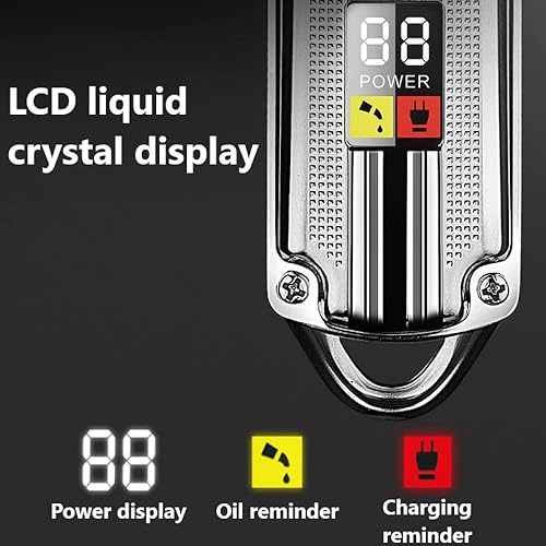 Miniatura 6 de CRIVERS Cortadora de pelo para hombres, cortadora de pelo eléctrica de peluquería completa de metal profesional para hombres, máquina de acabado de