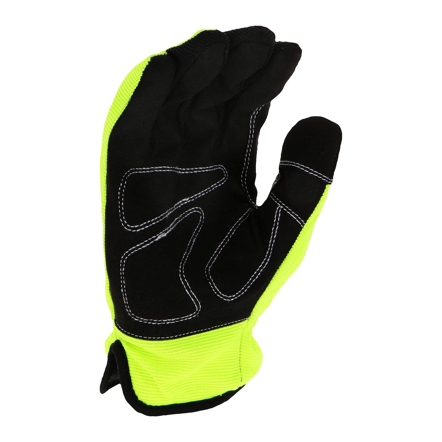 West Chester Guantes de invierno de alta destreza, forro Thinsulate, resistentes a desgarros, guantes de trabajo de seguridad, amarillo, L (96555-L)