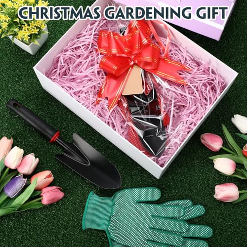 Juego de 12 palas y guantes para jardinería Therwen miniatura 7