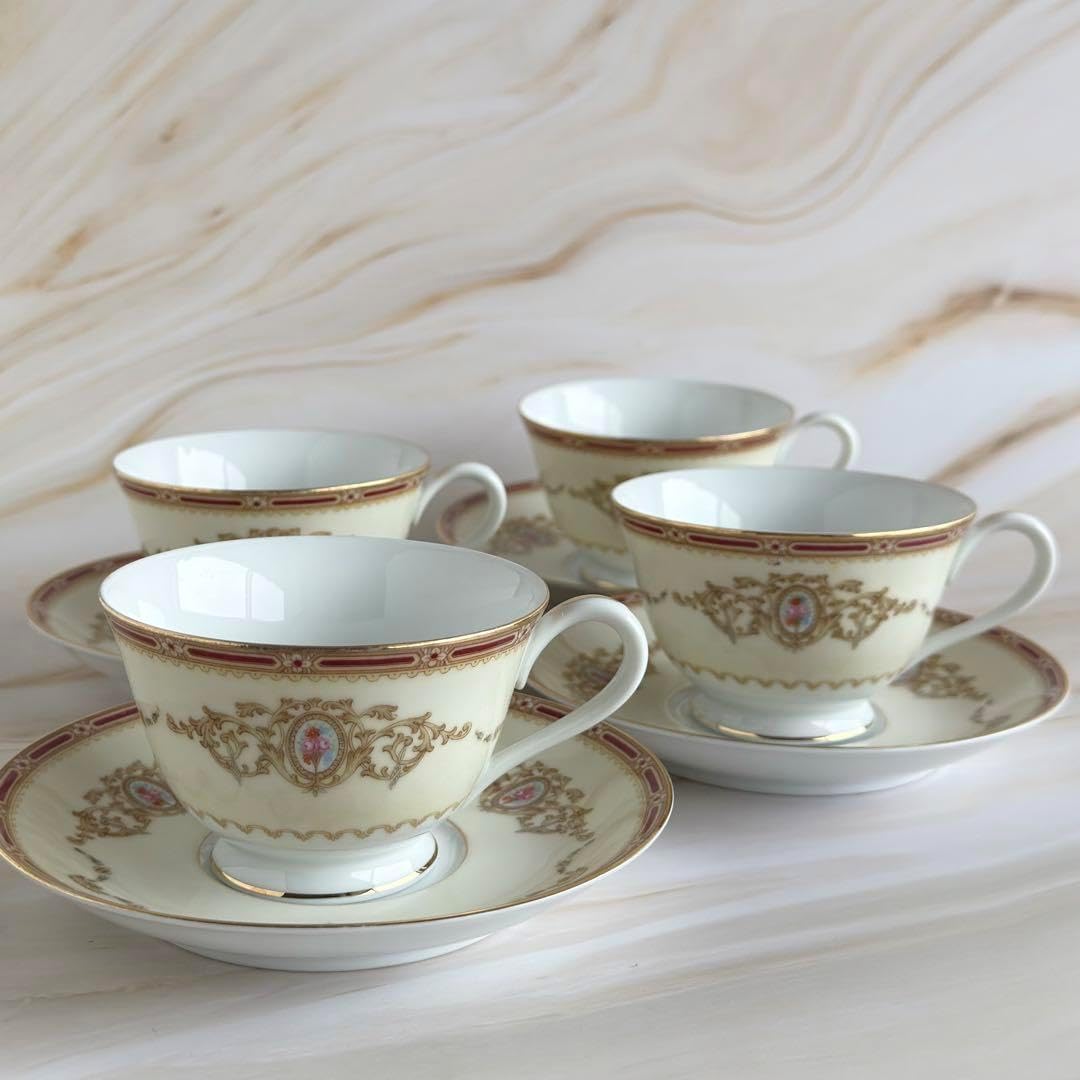 オールドノリタケ ティーカップ 4客セット アンティーク 世界を魅了