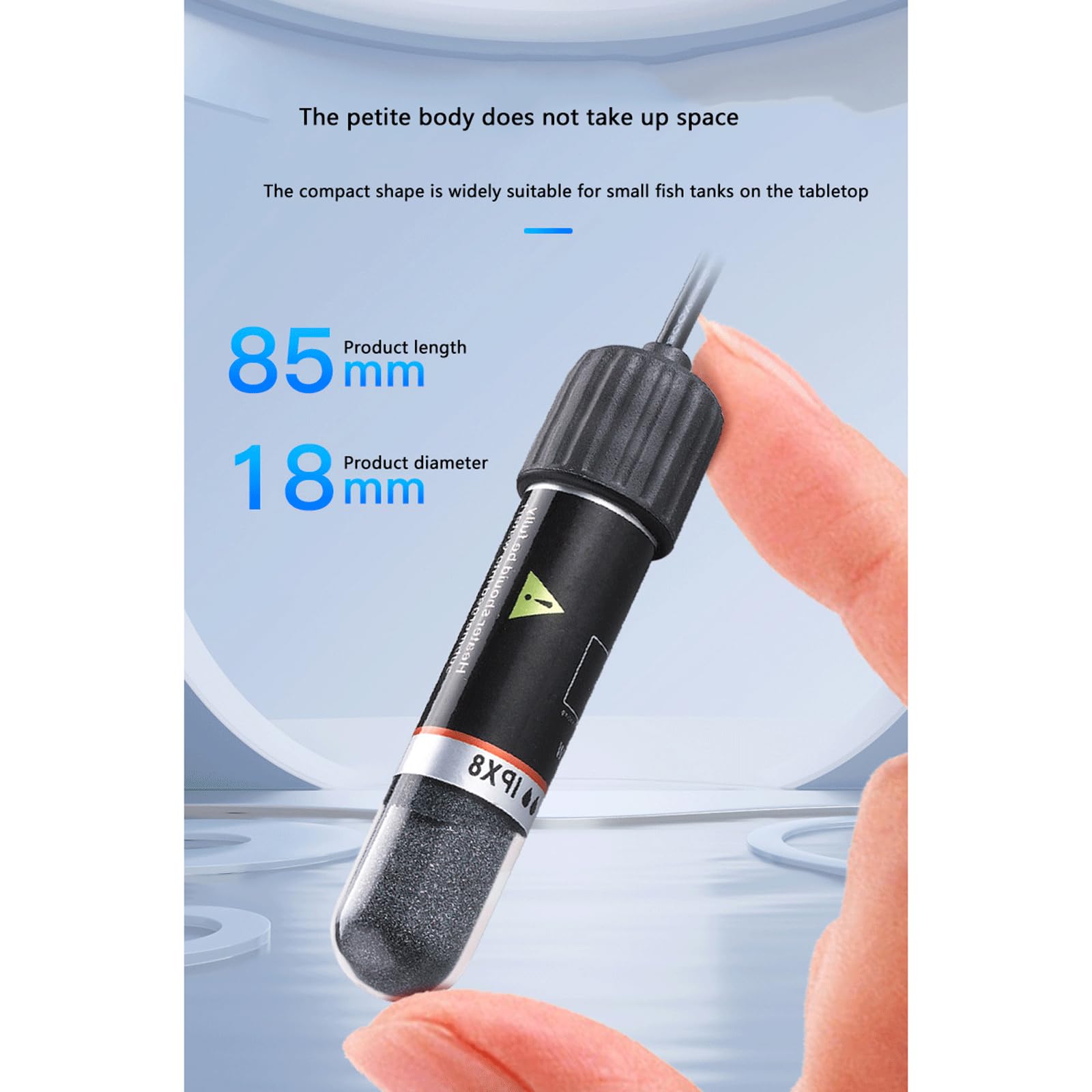 Mini Riscaldamento Rod Piccolo Acquario Automatico Temperatura Costante USB Termostato