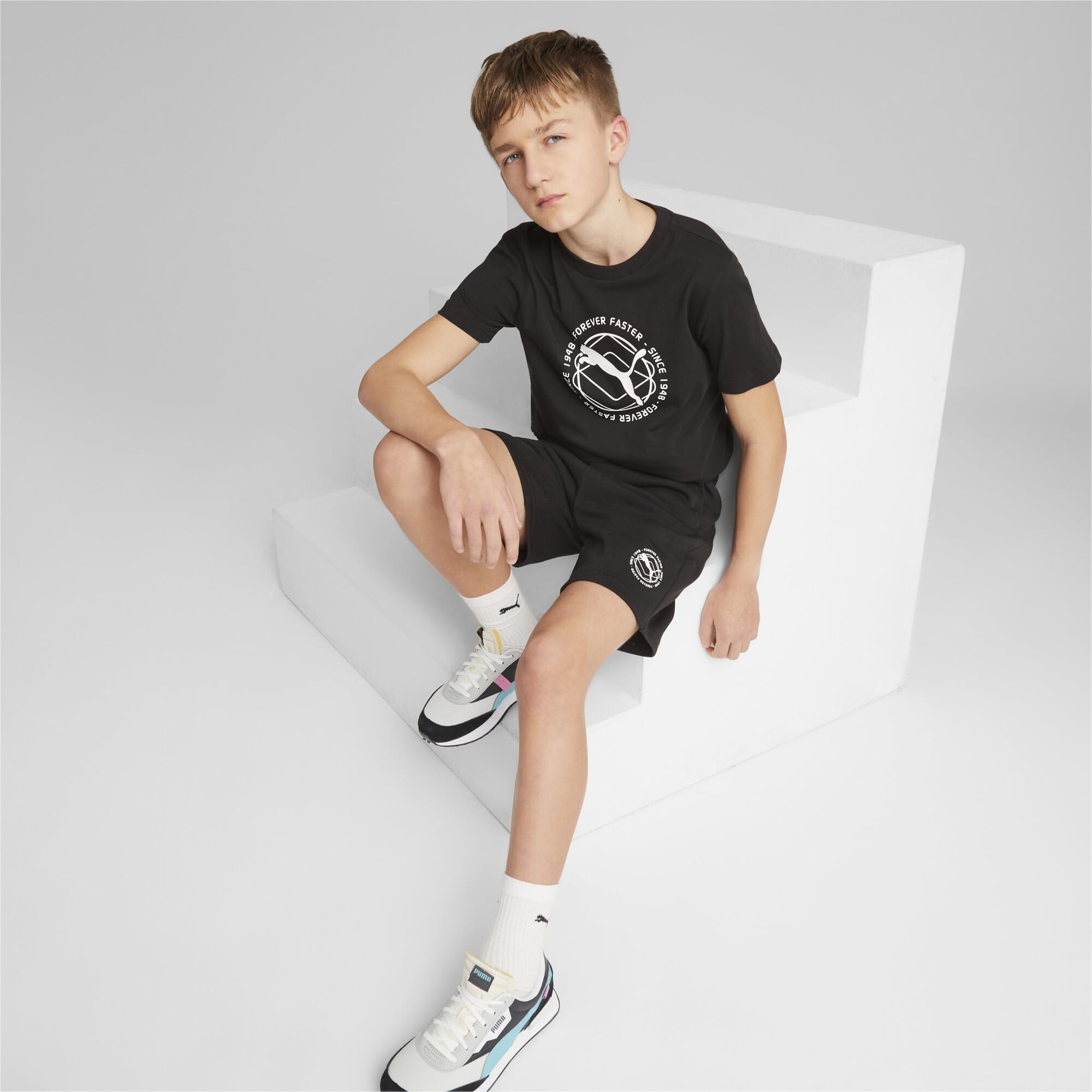 PUMA Shorts Active Sports Niño 140 Black