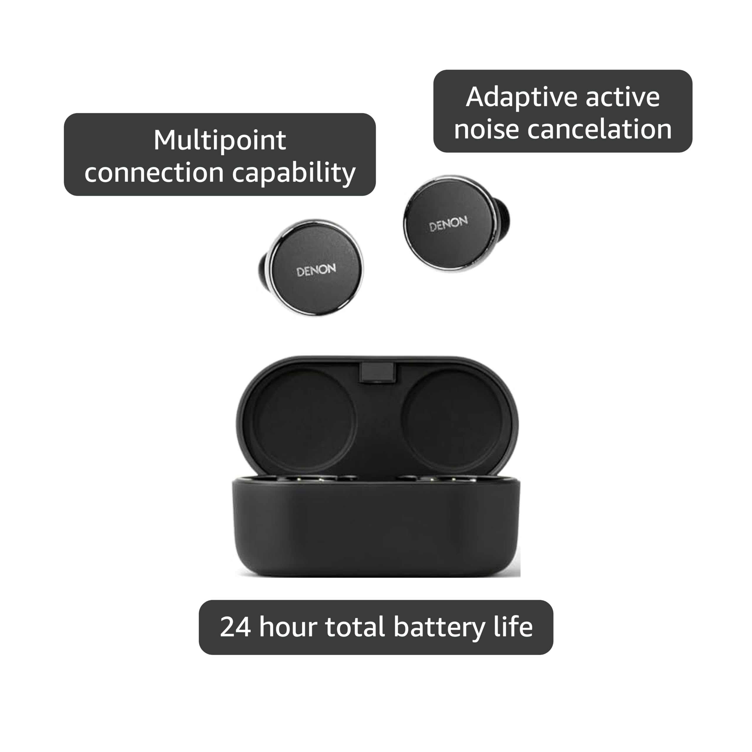 Amazon.co.jp: Denon PerL Pro AH-C15PL AHC15PLBKEM Fully Wireless