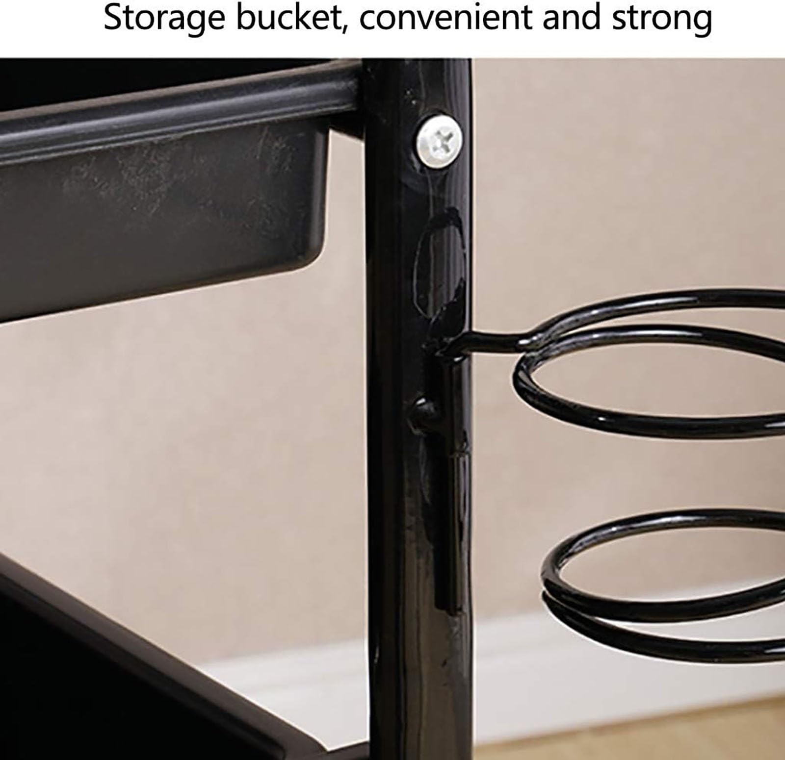 Salon Rollwagen, 4-Tier Plastic Rolling Storage Cart Utility Cart, Hair Salon Tool cart Barber Shop Ironing Trolley Used in Beauty Salons Barber Shops Living Room Bathroom