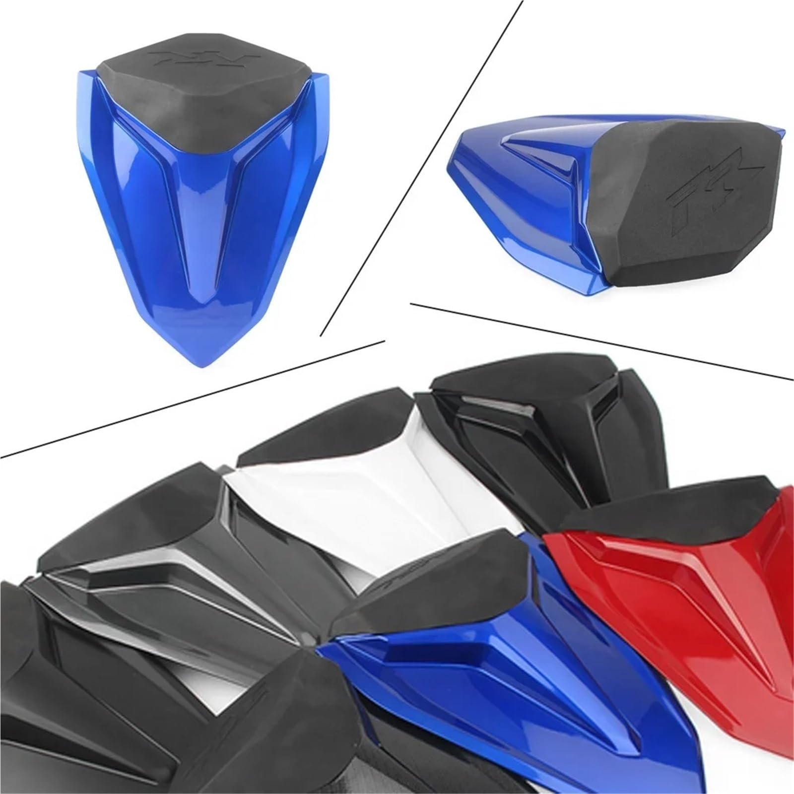Spojler motocyklowy Motocykl Tylny Pasażer Osłona Siedzenia Tylna Osłona Owiewka Część Pasująca Do Honda CBR 250 RR 2017-2019(Matte black)