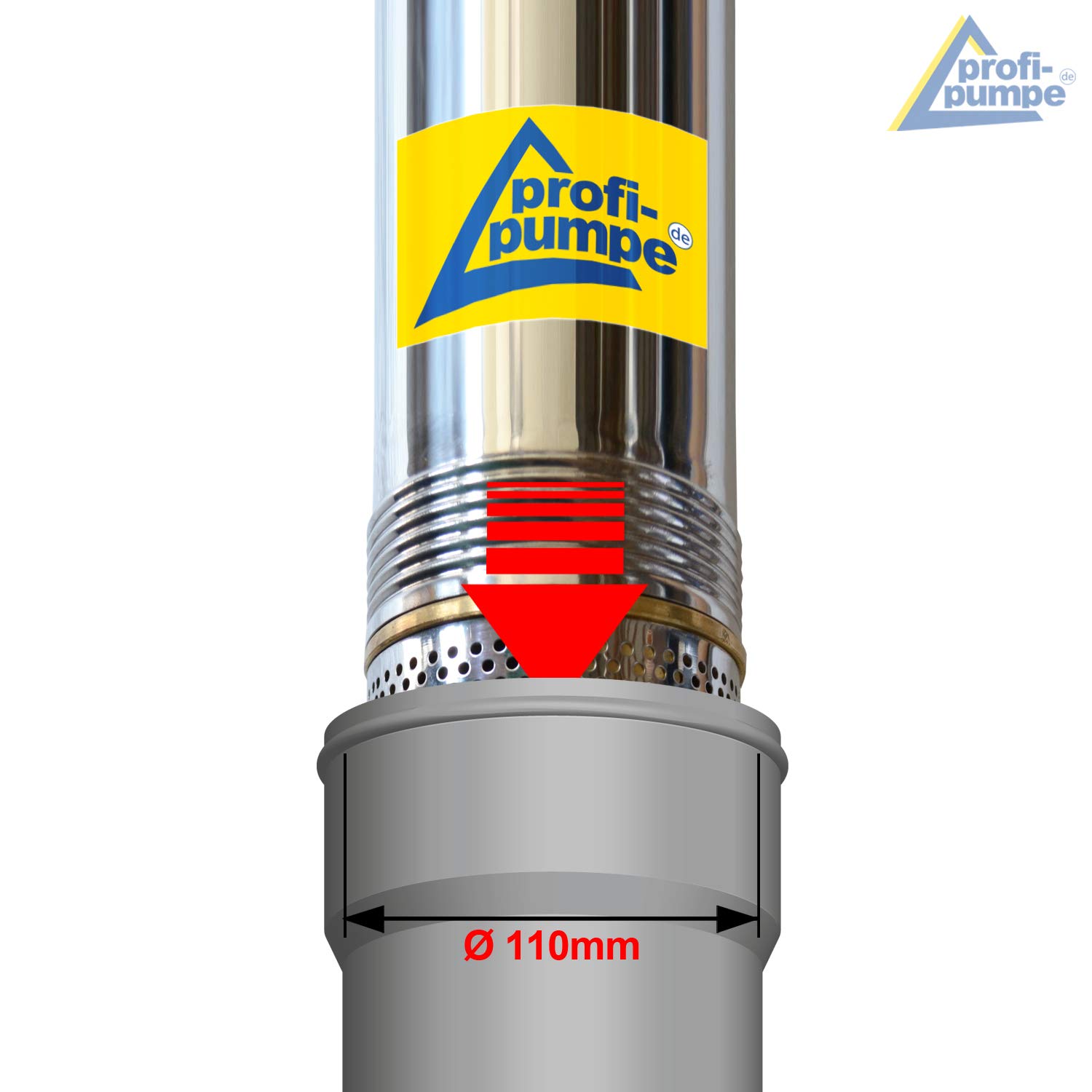 Pompa Per Pozzo Profondo Rohtenbach QGD 4 Dipper, 2400 L/h, 550 - Foto 12