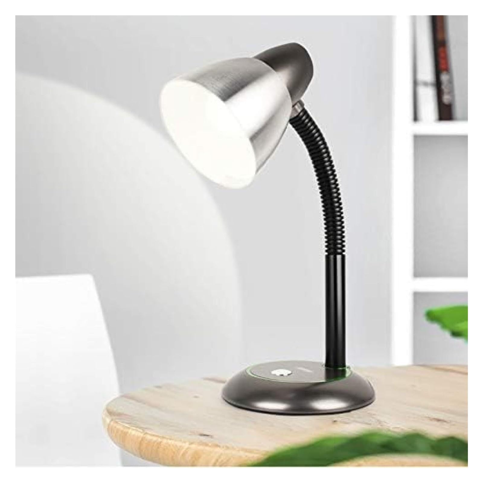 Lampa biurkowa w stylu vintage z metalu z przyciskiem, światło chroniące oczy, lampka biurkowa do czytania, lampa biurkowa do dekoracji domu, biura, salonu, lampa stołowa