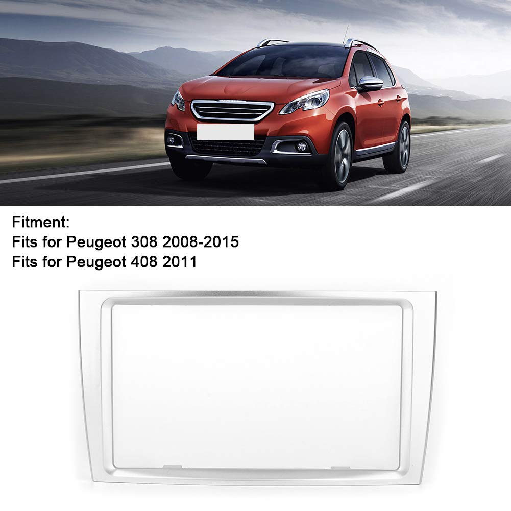 Car Player Frame Car DVD Radio Fascia Frame Mount per Peugeot 308/408, 7 pollici 2Din lettore GPS Installazione Dash Lunetta