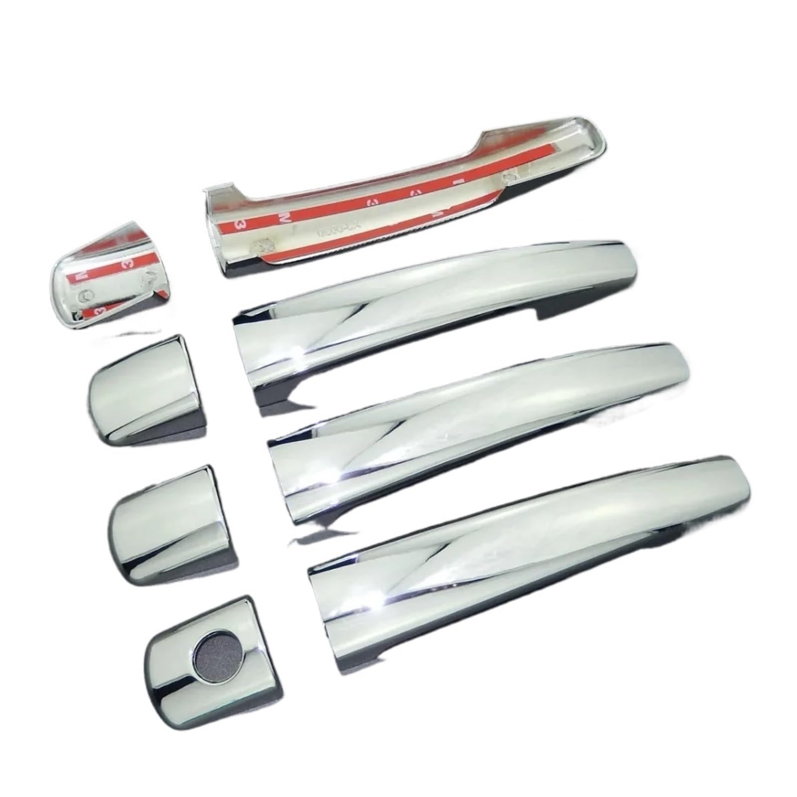 Viviance 8 Accessoires Poignées De Porte Chromées - Compatible Peugeot 207 308 407 & Citroën C4 C6