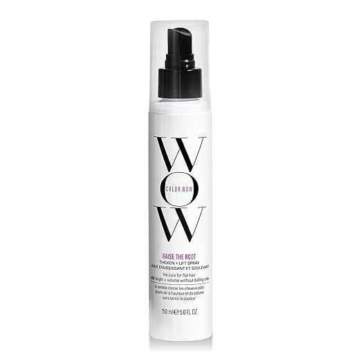 COLOR WOW Raise the Root Thicken + Lift Spray - All-Day Volume for Fine, Flat Hair without dulling color