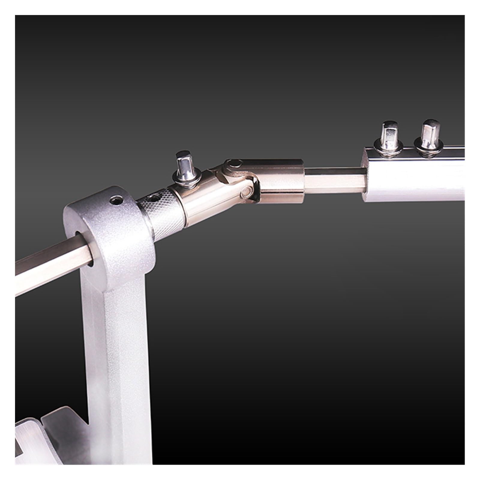 Doppelschritt-Doppelkettenantriebspedal, Doppelschritt-Trommel, Elektronische Trommel, Doppelschritt-Hammer Bass drum-Pedal für Anfänger