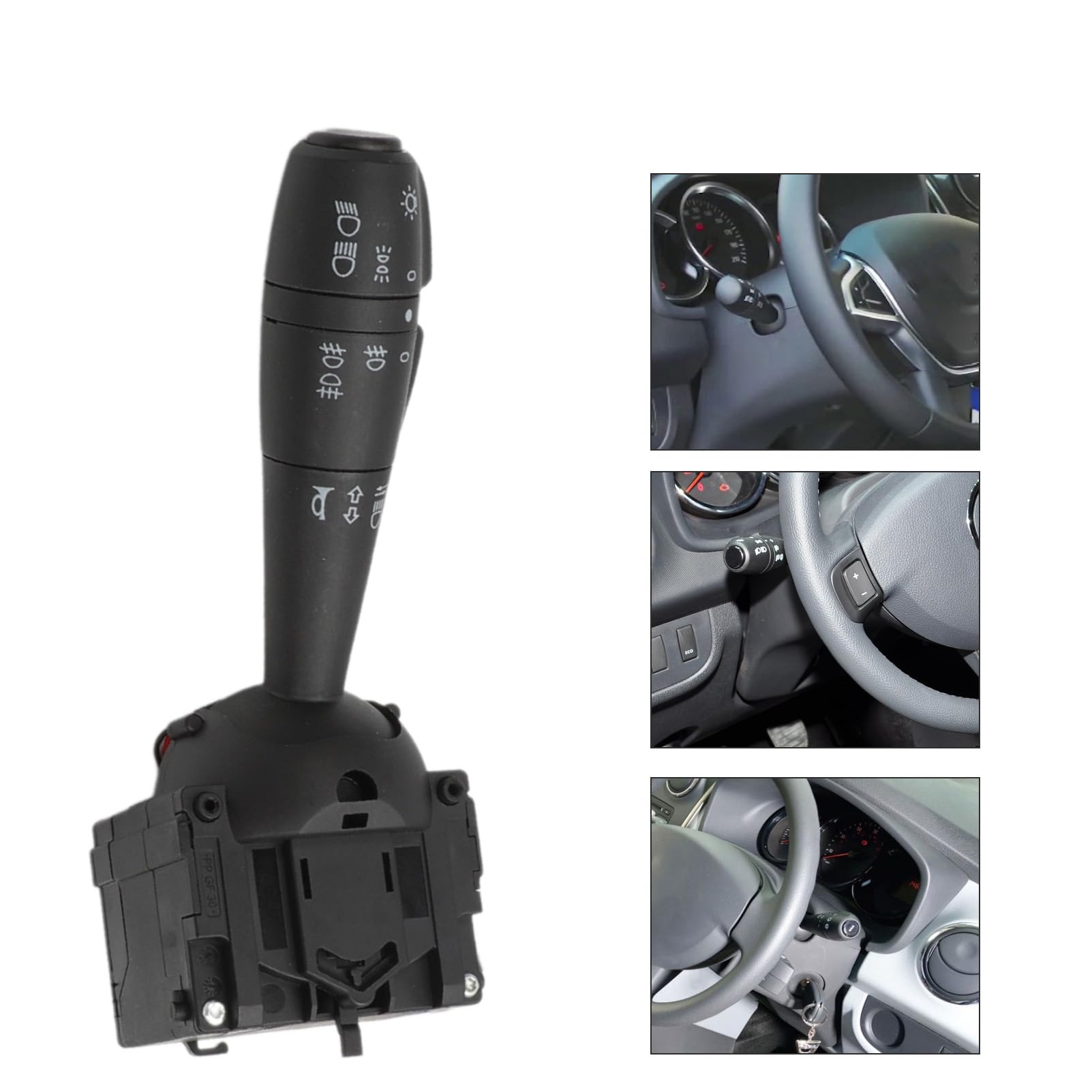 Devioluci Comando per Dacia Duster Sandero Dokker Logan Lodgy Interruttore per Clio 4 8201167988 255405056R Interruttore Colonna Sterzo Leva Devioluce regolazione