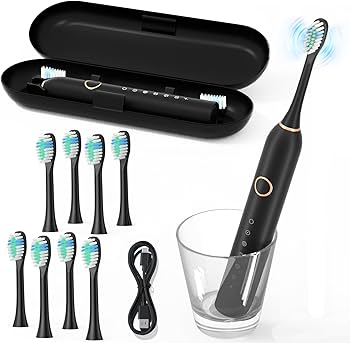 Amazon.co.jp: 電動ハブラシ 歯ブラシ 電動音波歯ブラシ IPX7防水 携帯