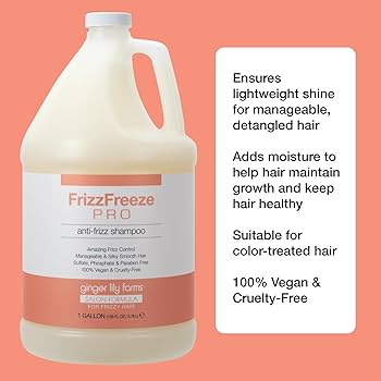 Amazon.com : Ginger Lily Farms Salon Formula FrizzFreeze Pro Anti