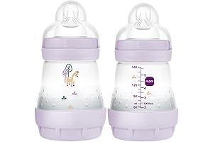 Easy Start Mam Matte Anti-Colic Baby Bottles for Girls