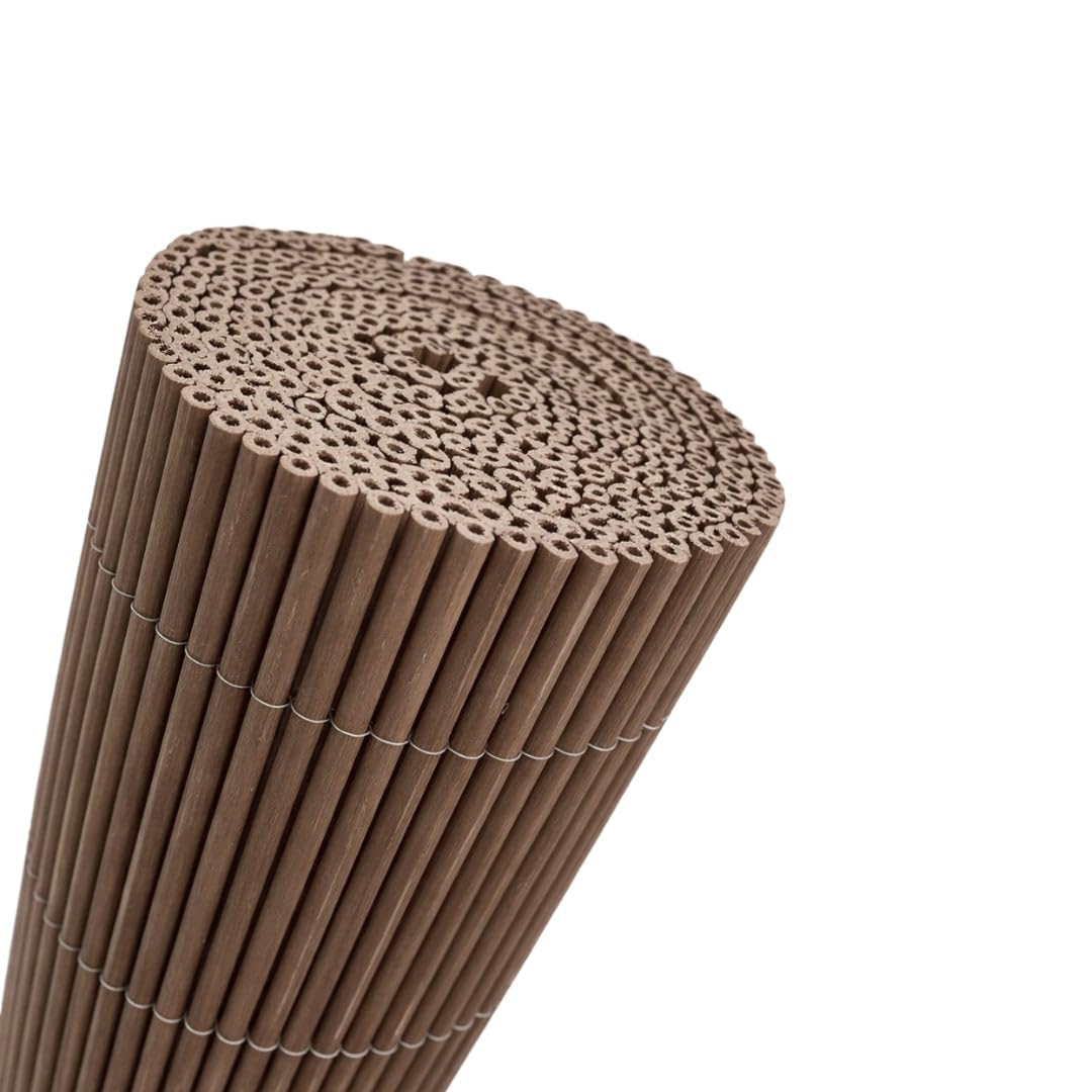 Nortene | Mimbre Ecológico Lop Madera 1.8x3 M | Cerramiento Sostenible De Alta Durabilidad | Decorativo Para Jardín, Terraza Y Balcón