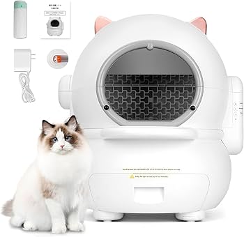 Amazon | 猫 自動トイレ 猫用トイレ 自動ネコトイレ 自動清掃 飛散防止