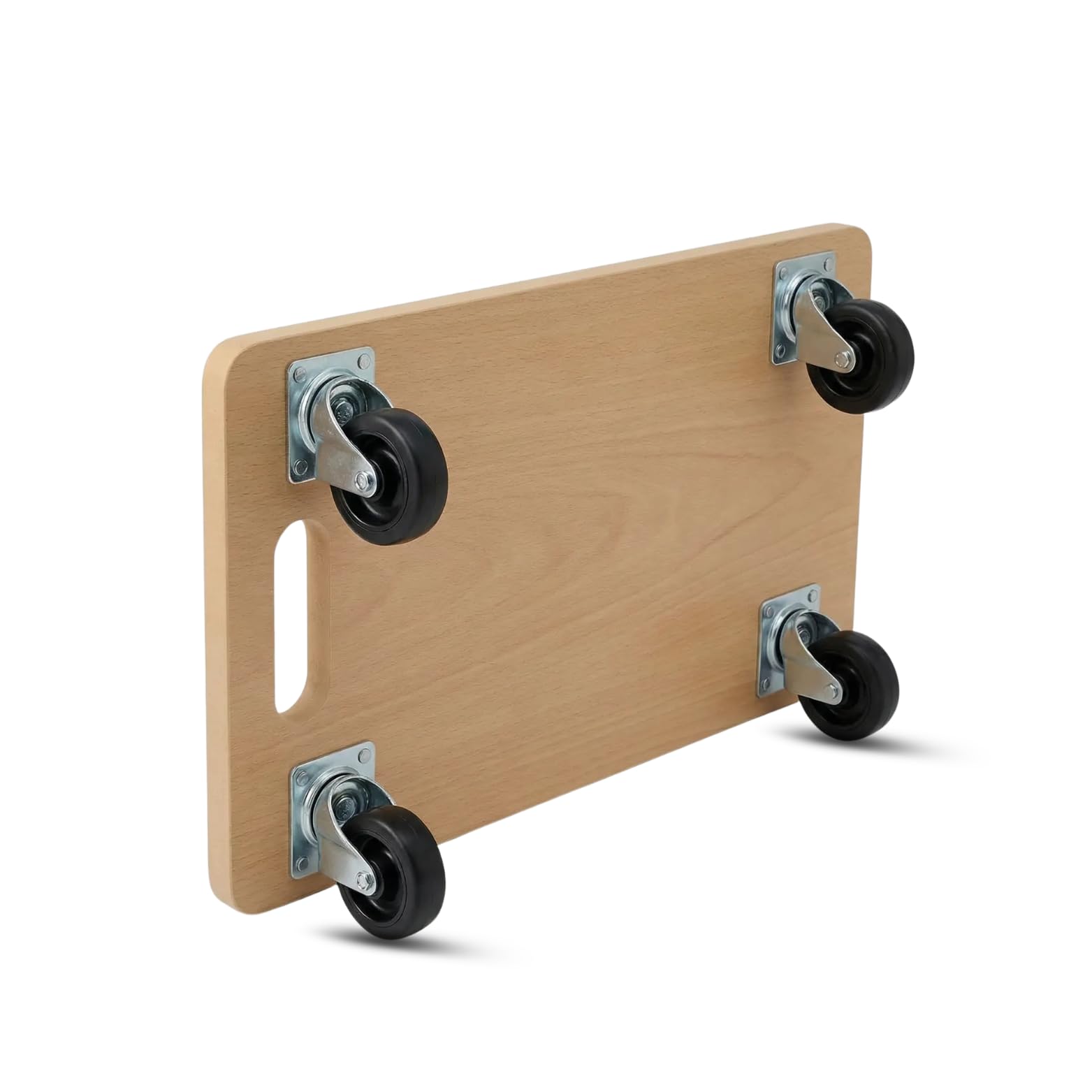 Carro de Transporte Ecovelò de 58x30 cm con Ruedas Antideslizantes de 360° Plataforma para macetas, Cilindros y Muebles Alta Resistencia, asa ergonómica, Ruedas de Nailon