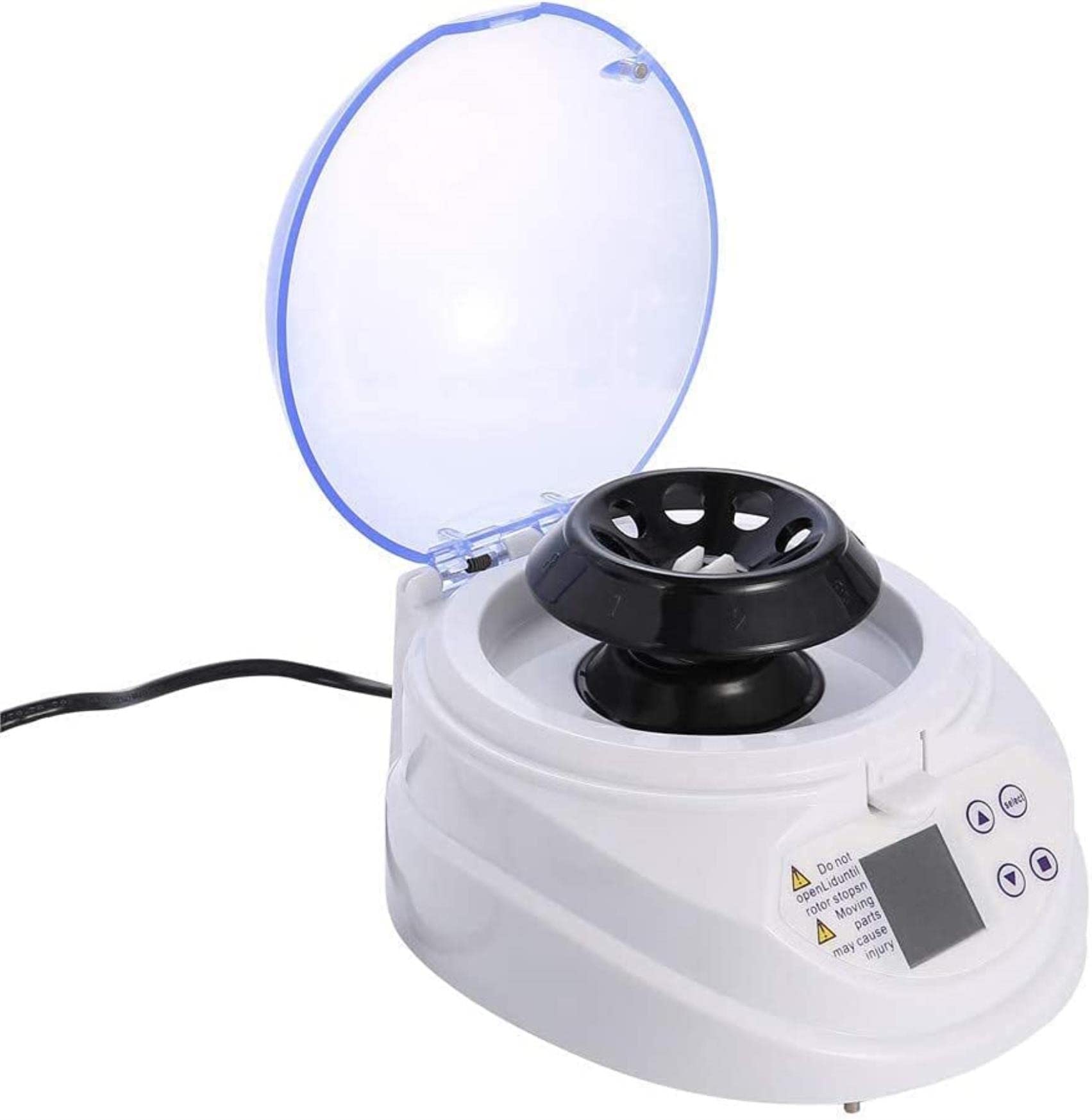 Mini centrífuga de Laboratorio clínico de Escritorio 0~12000RPM Centrífuga eléctrica Ajustable de Alta Velocidad Pantalla LED con Temporizador 0~9999min, Incluye Rotor de microtubo de 8 Posiciones