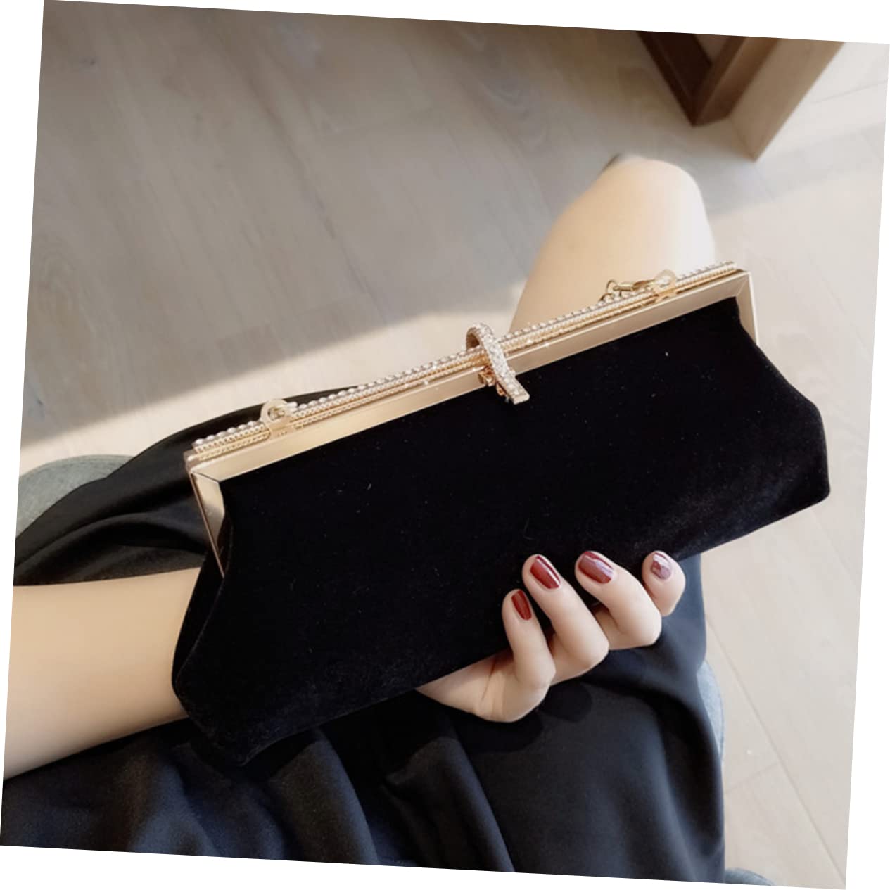 GALPADA Bolso Brillante Bolso De Embrague De Las Mujeres De Noche Cartera Para Las Mujeres Aire Libre De Embrague Señora De Noche De Noche Para Las