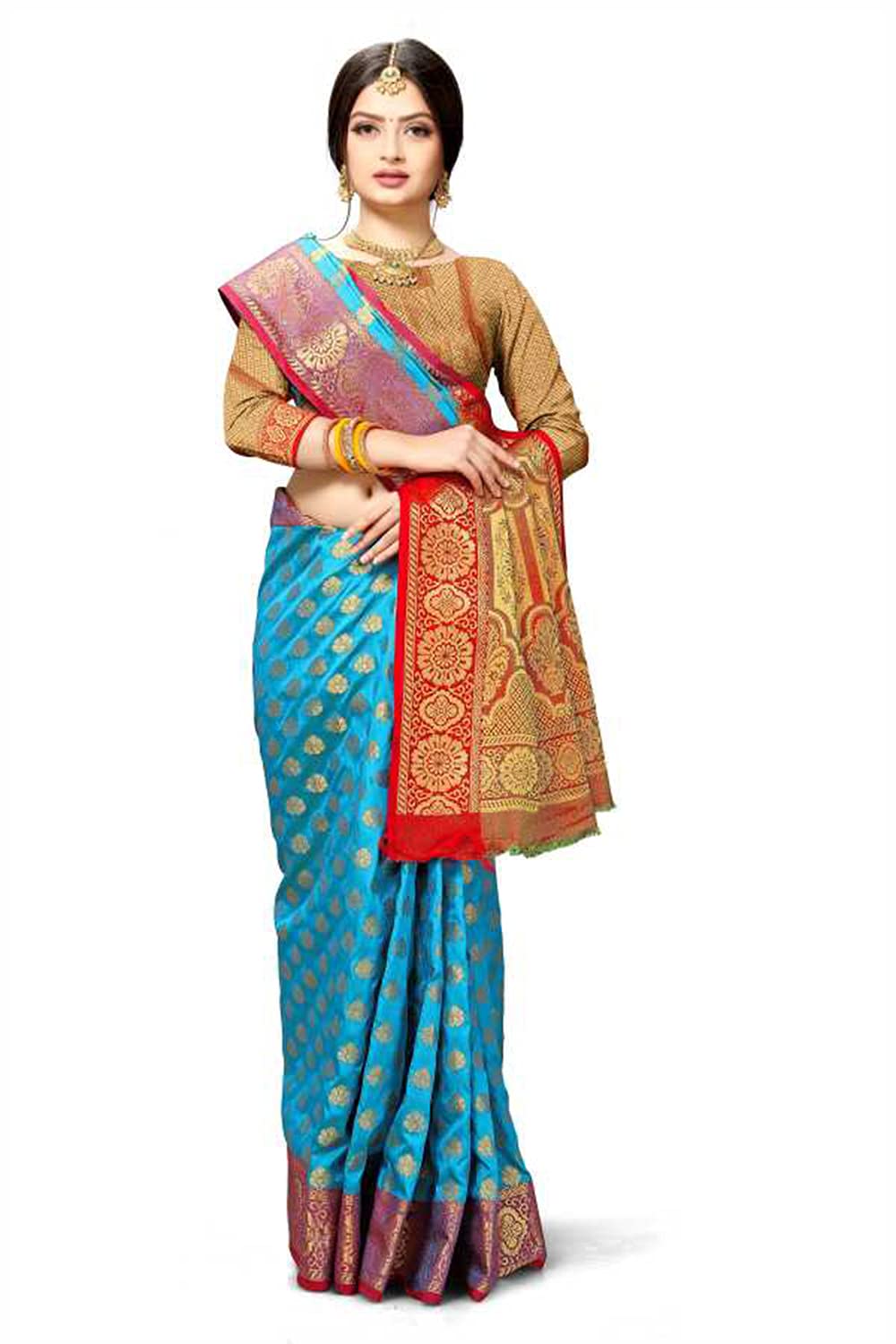 RK FASHIONSBanarasi Silk Saree