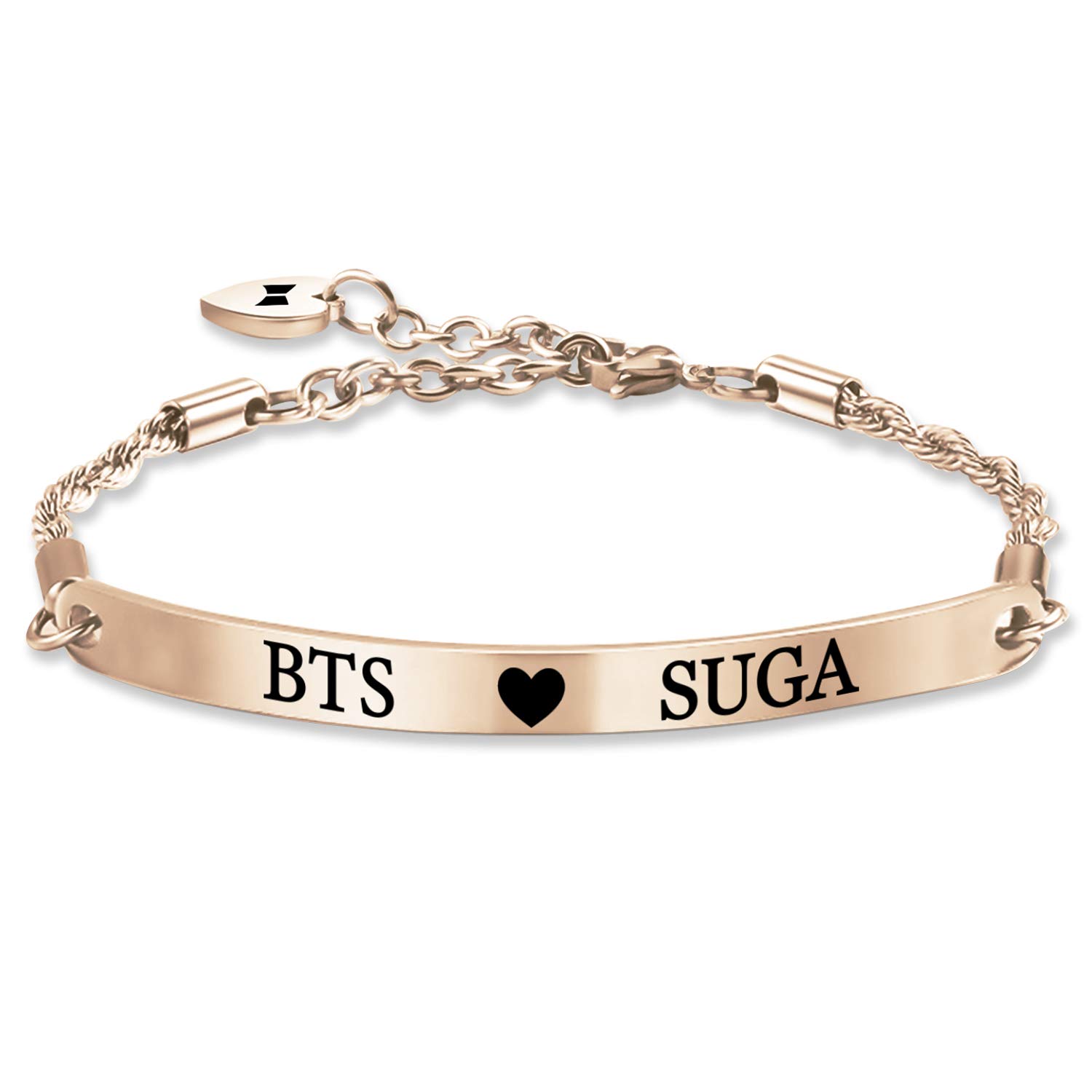 KPOP Bangtan Boys Bracelet Love Yourself Chain Bracelet SUGA JIN JIMIN V JHOPE RM JK KPOP Army Fans Gifts KPOP Army Korean...