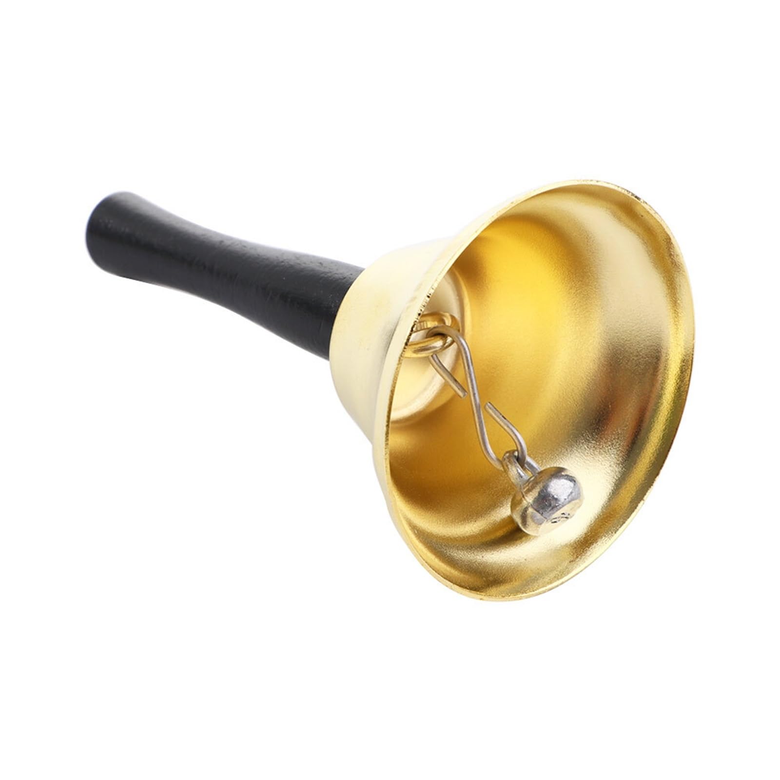 Christmas Bells 2pcs Handheld Metal Loud Alarm Dinner Ring Christmas Decor Hand Bell Call Service for Festival And Party Holiday Decorations