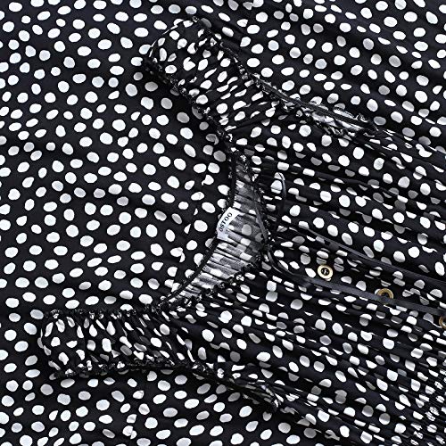 Image of OSTOO Women's 2026 Summer Boho Floral Print Tiered Casual Flowy Long Maxi Dress