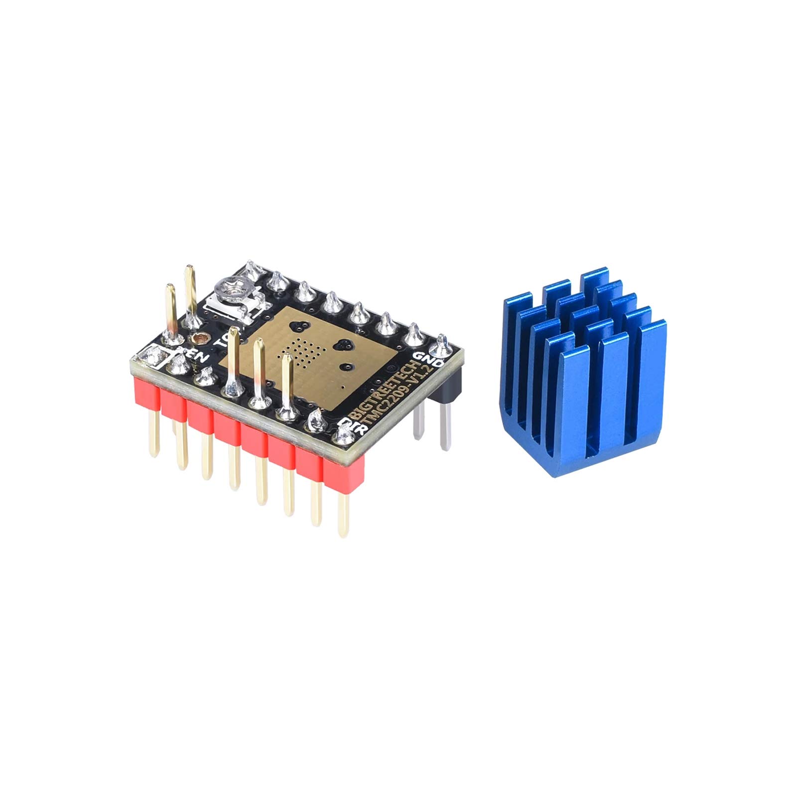 KINGPRINT TMC2209 V1.3 sterownik silnika krokowego 2,8 A Szczytowy sterownik części drukarki 3D do SKR V1.4 Turbo SKR PRO V1.2 SKR 2