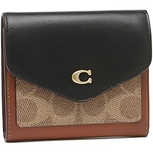 Amazon | [コーチ] 三つ折り財布 シグネチャー ミニ財布