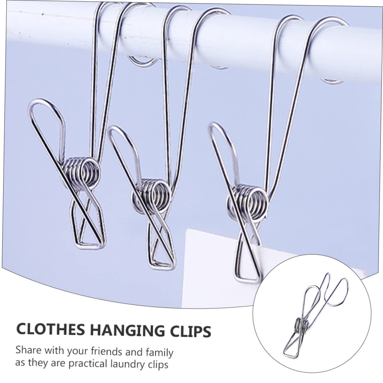 SOLUSTRE 2sätze Teiliges Aus Edelstahl Wäscheklammern Mit Haken Robuste Clips Für Kleidung Handtücher Und Mehr Für Küche Bad Und Camping Hohe Tragfähigkeit Und Platzersparnis