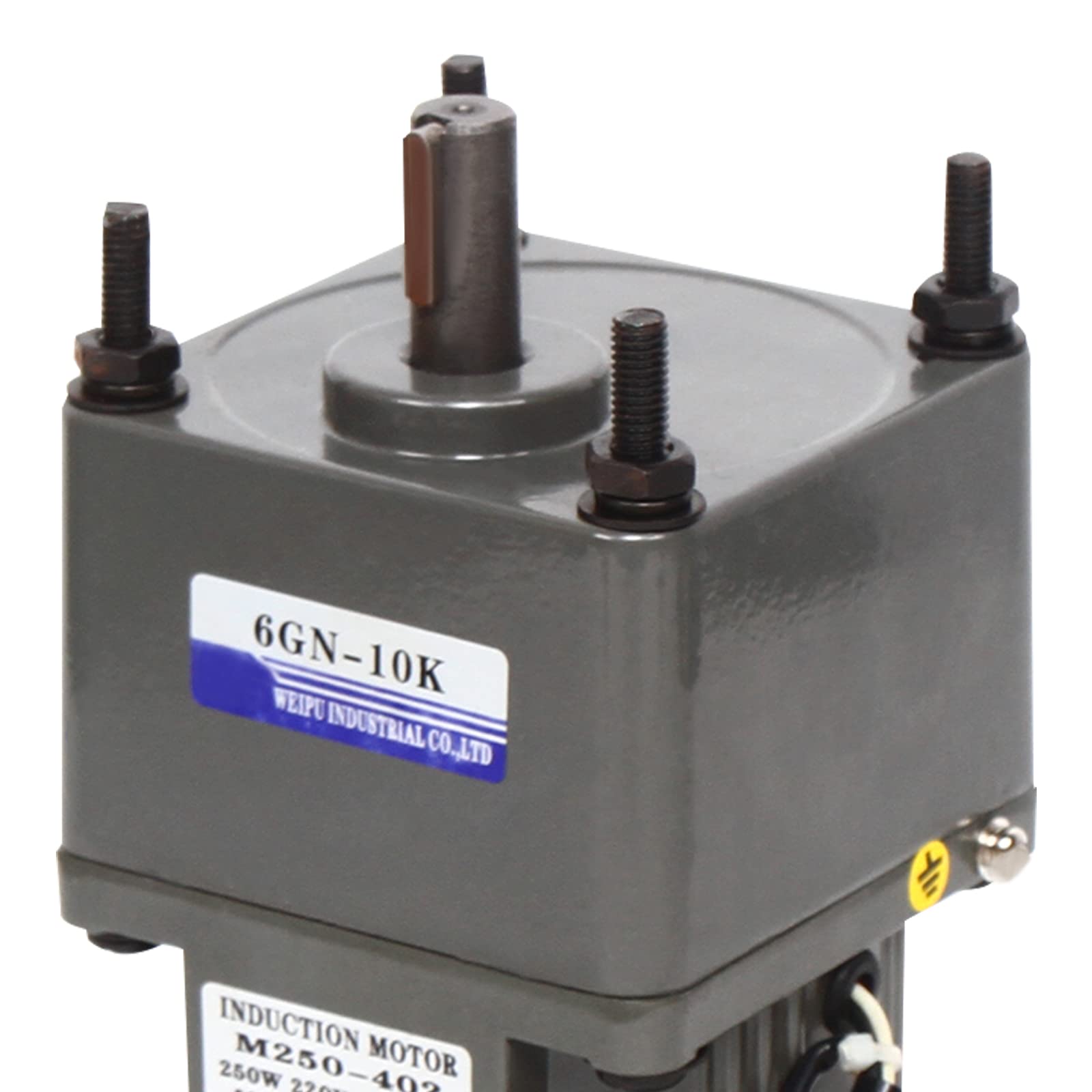 AC 220V Getriebemotor 250W Motor mit Getriebe 10K 1350/1650 RPM Getriebedrehzahlmotor