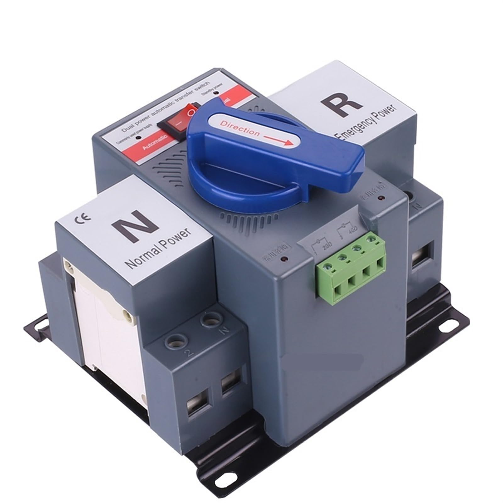 PIWINE 2P 4P 63A 230V 380V Micro disyuntor Doble Potencia Interruptor de Transferencia Automática Interruptor de Transferencia automática (Size : 2P)